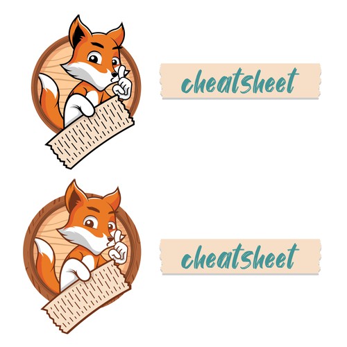 Unique descriptive combo mascot Logo that embodies the action of cheating on a test & shortcuts Design von DevDevit   ★ ★ ★ ★ ★