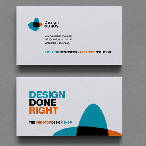 Xclusive16さんのBusiness Card for DesignGurus.comデザイン