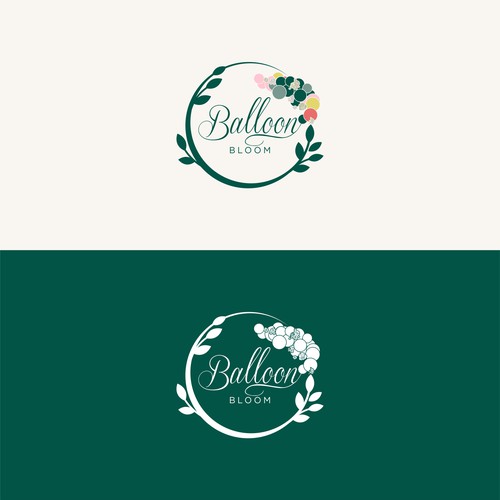 Balloon Bloom Logo Design by BENZdeka