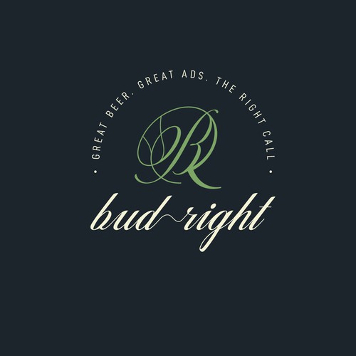 Bud Right.  The great new American Beer for good ol' fashioned American beer drinkers. Design by websmartusa