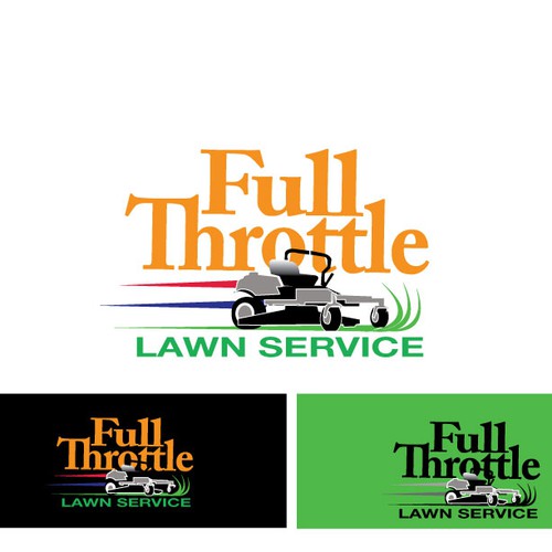 コンペ「New logo wanted for Full Throttle Lawn Service」のデザイン by LogoArtProさん 