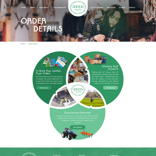 Web page design contest entry by SAG Kala