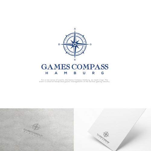 What company has a compass logo? - 99designs