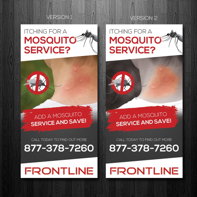 "Itching for a Mosquito Service" Flyer | Postcard, flyer or print contest