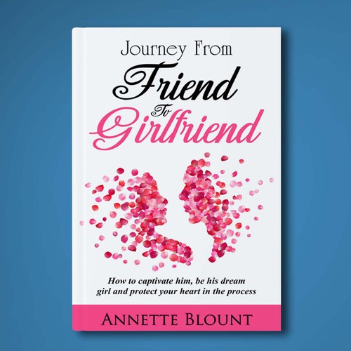 Design a book cover that is fun and playful to help single women experience love beyond friendship Design by devstudio