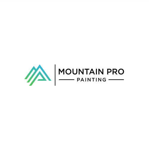 High-end, tech-focused Colorado painting company brand package Design by adam.h™