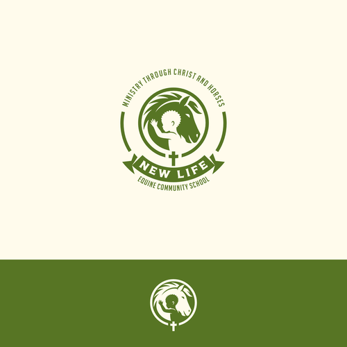 Equine Ministry School Logo Diseño de LeoMarco