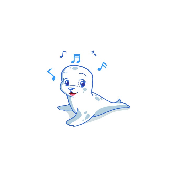 Singing Seal Logo Icon or button contest