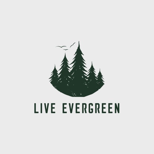 Design Evergreen Logo Request di Free.Man