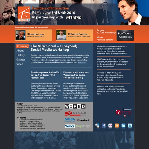 Powerful Technology Conference Website Design by bensign™