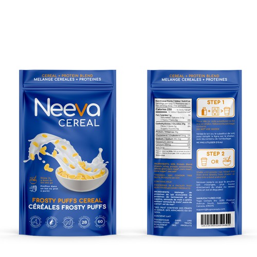SIMPLE Yet FUN Pouch Design for On-The-Go CEREAL Design von Dimario Moretti