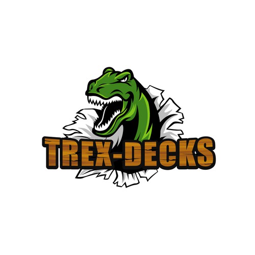 Trex-Decks Logo Contest - Dinosaurs and Decking! | Logo design contest