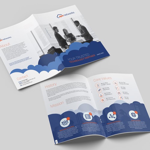 Technology Provider - Company Booklet Brochure Design by Hadi (Achiver)