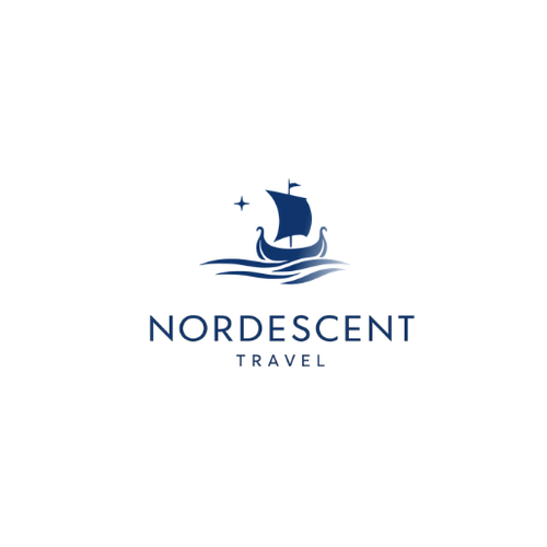 "Logo for Travel Advisor "Nordescent Travel" Heritage & Discovery" winning Logo & brand identity pack