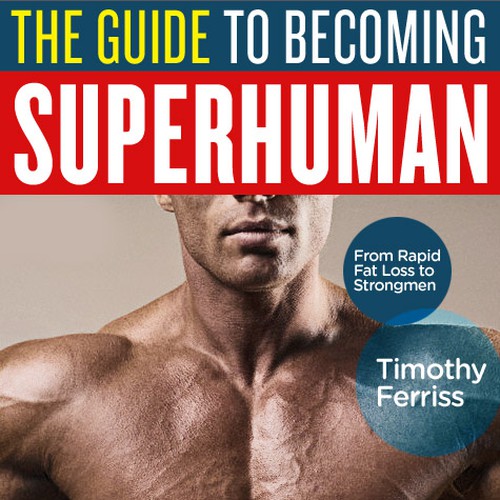 "Becoming Superhuman" Book Cover Design by leesteffen