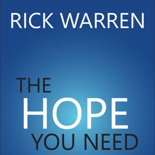 Design Rick Warren's New Book Cover Design por BjornHanson