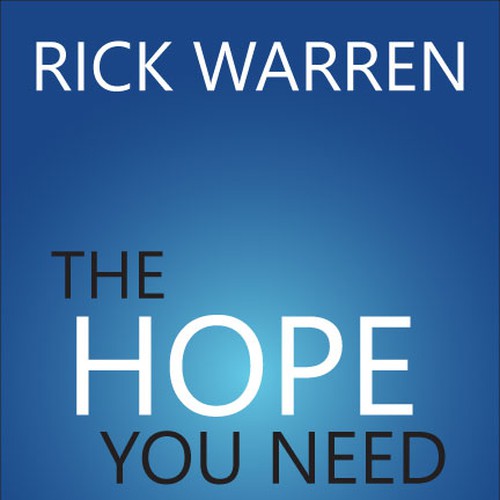 Design Rick Warren's New Book Cover Design réalisé par BjornHanson