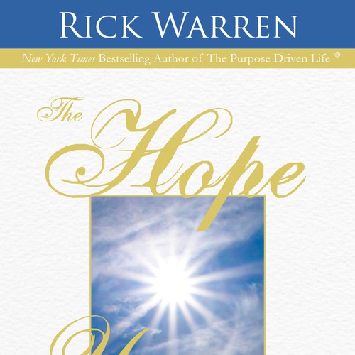 Design Rick Warren's New Book Cover Diseño de thedesigndepot2