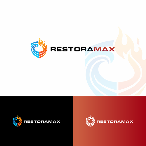Restoration Company Branding. Design by agusiono