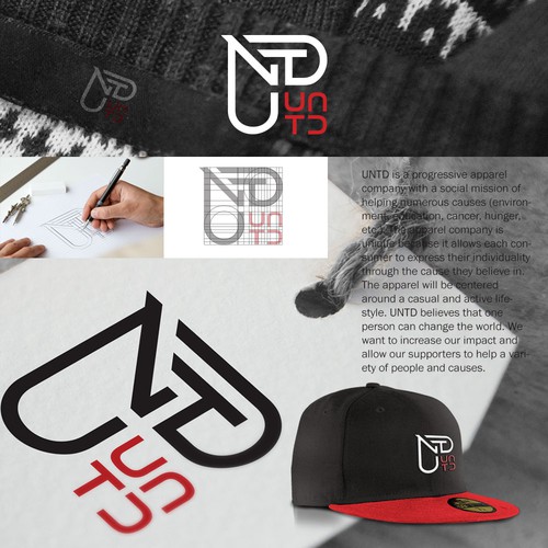 Logo design for an apparel company focused on making a positive impact in the world Diseño de nabraindin'