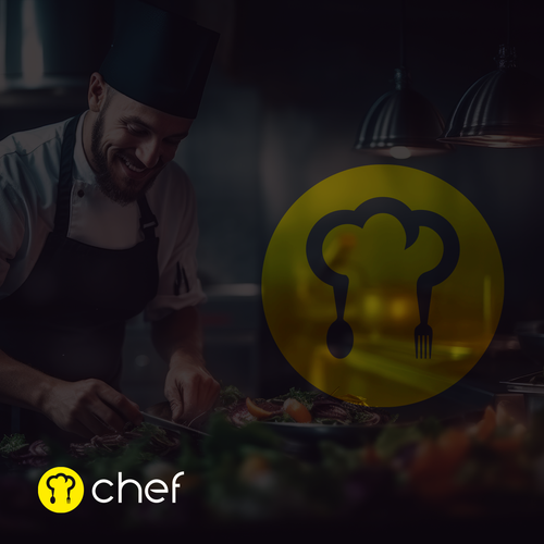 "CHEF": Food & Cooking Social Media Logo Design by reflect the style ™