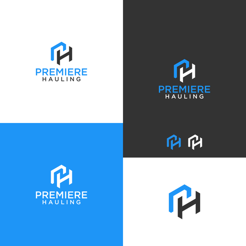 Premiere Hauling Logo Design Design by *clara