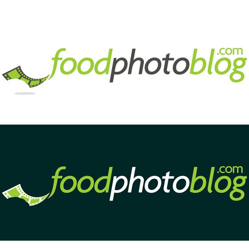 Logo for food photography site Réalisé par eyenako