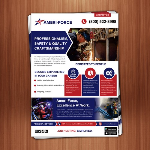 Ameri-Force electronic brochure Design by The 3colors