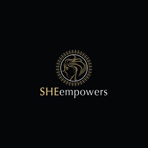 SHEempowers - luxurious design of a woman preferrably in some kind of a circle to appeal to women professionals Design by Gautam Dihora