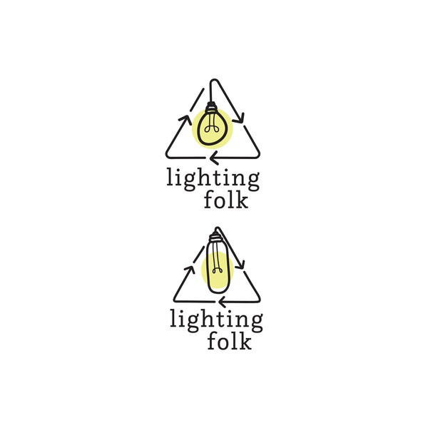 winning logo for startup company, 'Lighting Folk'