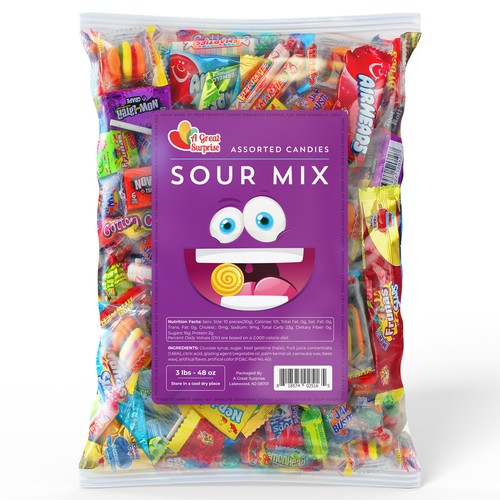 Design a modern, clean, chic, and professional candy label. Réalisé par znakovanj