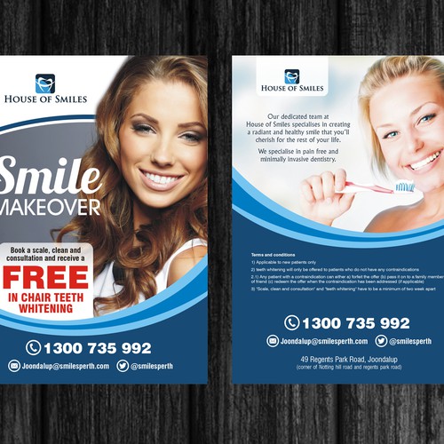 Create Flyer For Opening Promotion Of High End Dental Practice 