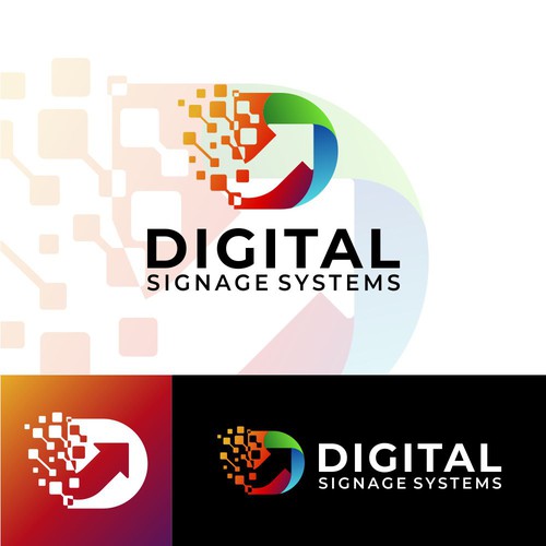 Create a modern striking logo for large format digital screen company Design by snts.