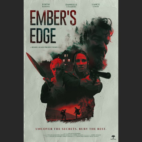 EMBERS EDGE - Captivating Movie Poster for our Thriller / Suspense / Drama Design by GraphicRaj