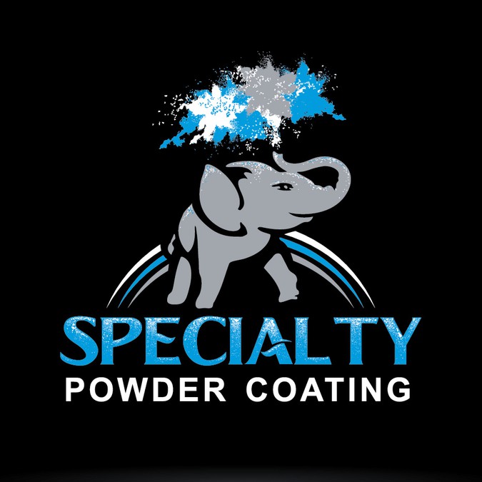 Elephant mascot for Specialty Powder Coating | T-shirt contest