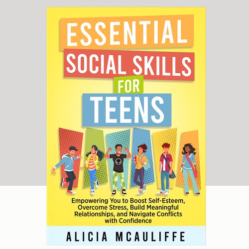 Design an engaging and creative book cover for a book on Life Skills for Teens Design by Arrowdesigns