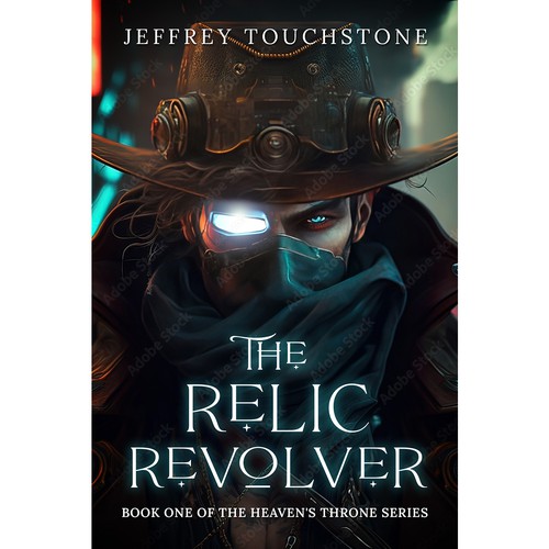 Cover and Spine Design for Fantasy Adventure Novel The Relic Revolver Design by Baby Steps Design