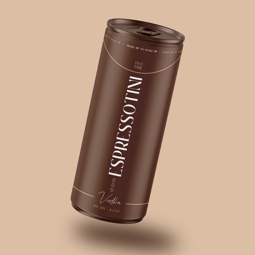 We need a Sexy, Luxuriously Designed Espresso Martini in a Can that appeals to women (and men). Diseño de ibrhmglbs