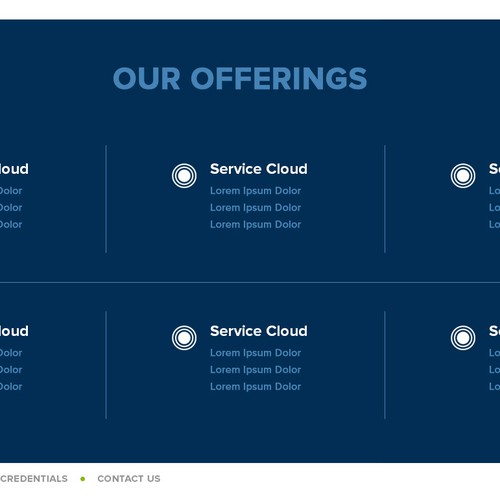 Proposta di design per un contest della categoria Design di sito web realizzata da Design Monsters