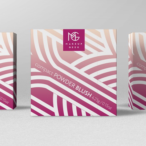 Makeup Geek Blush Box w/ Art Deco Influences Design by bcra