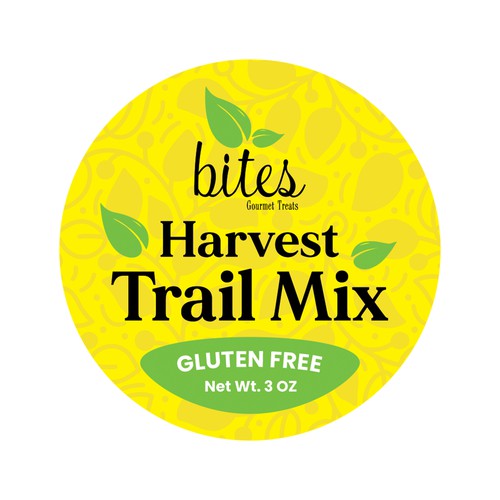 Design a Food Label for Harvest Trail Mix (logo and dieline files included) Design réalisé par Mrs Design ♥