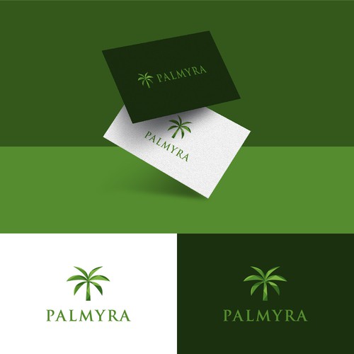 Palmyra Logo Context - Mix of History and Technology Design by mirza yaumil