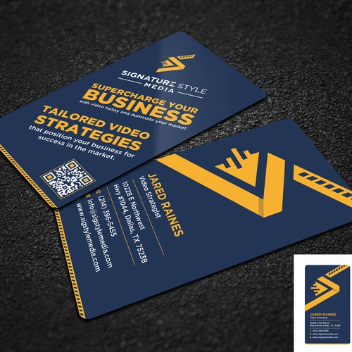 Design the Perfect Signature Style Business Card for my Video Production Company Design by prosenjit_P