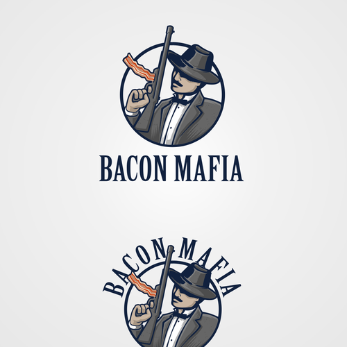 Logo Design Needed for Bacon Mafia - have fun with it! Design by AngkolJo