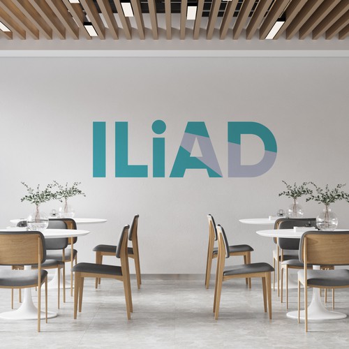 Iliad Logo Design-ontwerp door colorful graphics