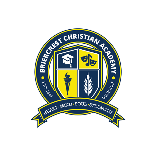 Briercrest Christian Academy School Crest Logo design contest