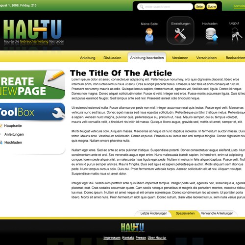 Wiki-Template coded + Logo $600 | concurso Outro Tipo de Design Gráfico