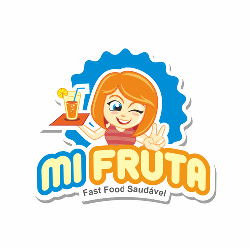 Create a logo for a healthy fast food called 