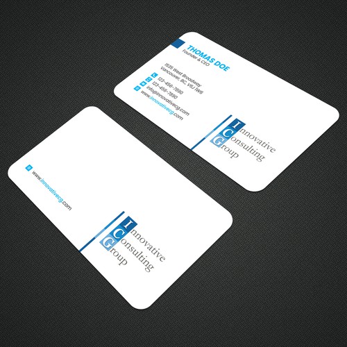 Design di ICG Business Cards di Naim Uddin
