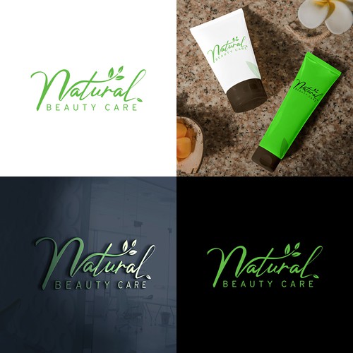 Fresh, natural & simple beauty & cosmetics logo, Logo & brand identity  pack contest